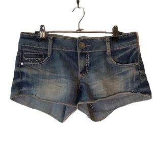 ☀️ EUC Almost Famous Faded Jean Shorts Size 5